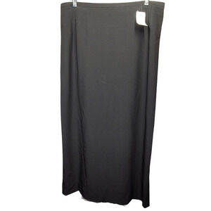 Ann Trinity Black Maxi Skirt Size 4 New with Tags